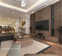 Nội thất gỗ óc chó chung cư Imperia Garden